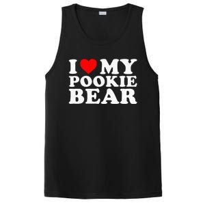 I Love My Pookie Bear Funny PosiCharge Competitor Tank