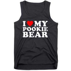 I Love My Pookie Bear Funny Tank Top