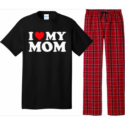 I Love My Mom I Heart My Mom Love My Mom Pajama Set