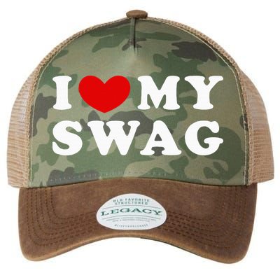 I Love My Swag I Heart My Swag Legacy Tie Dye Trucker Hat