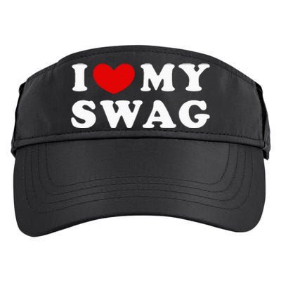 I Love My Swag I Heart My Swag Adult Drive Performance Visor