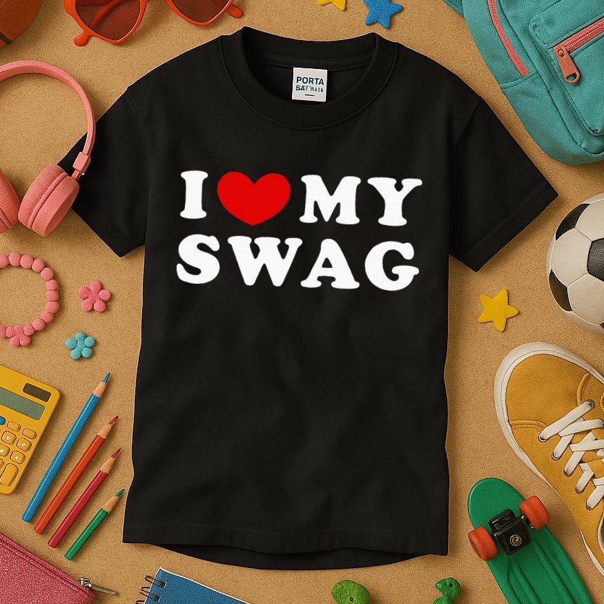 I Love My Swag I Heart My Swag Kids T-Shirt