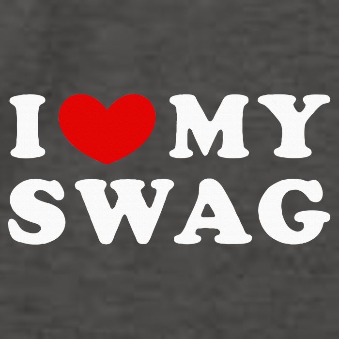 I Love My Swag I Heart My Swag Vector Backpack