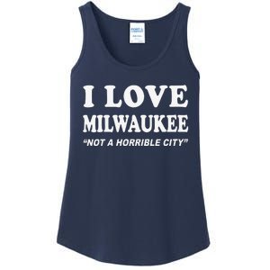 I Love Milwaukee Wisconsin Ladies Essential Tank