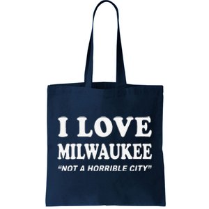 I Love Milwaukee Wisconsin Tote Bag