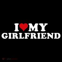 I Love My Hot Girlfriend I Heart My Hot Girlfriend Gf Tall T-Shirt