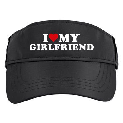 I Love My Hot Girlfriend I Heart My Hot Girlfriend Gf Adult Drive Performance Visor