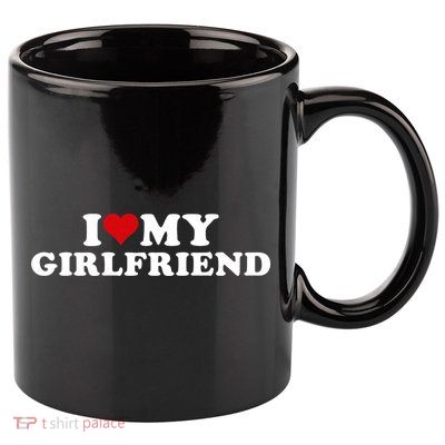 I Love My Hot Girlfriend I Heart My Hot Girlfriend Gf 11oz C Handle Ceramic Mug