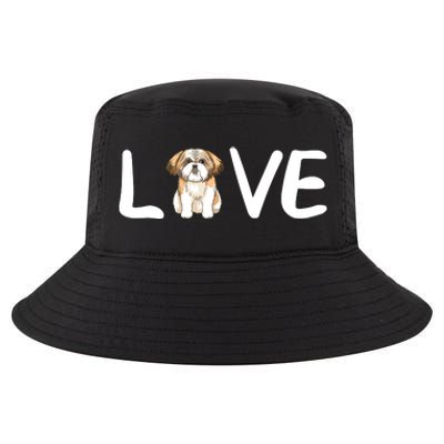 I Love My Shih Tzu Dog Shih Tzu Heart Shih Tzu Love Cool Comfort Performance Bucket Hat