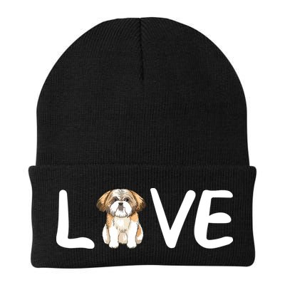 I Love My Shih Tzu Dog Shih Tzu Heart Shih Tzu Love Beanie