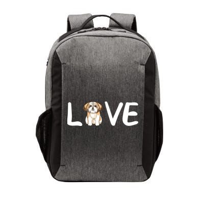 I Love My Shih Tzu Dog Shih Tzu Heart Shih Tzu Love Vector Backpack