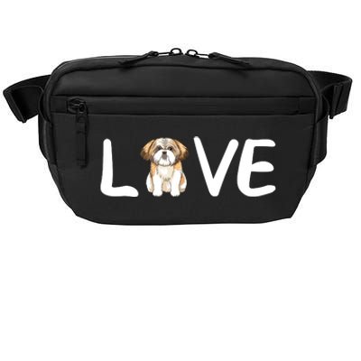 I Love My Shih Tzu Dog Shih Tzu Heart Shih Tzu Love Crossbody Pack