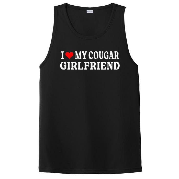 I Love My Cougar Girlfriend I Heart My Cougar Girlfriend GF PosiCharge Competitor Tank