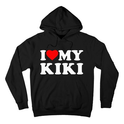 I Love My Kiki Heart Family Hoodie