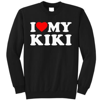 I Love My Kiki Heart Family Tall Sweatshirt