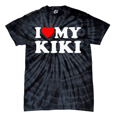 I Love My Kiki Heart Family Tie-Dye T-Shirt