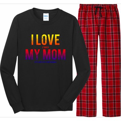 I Love My Mom Funny Sarcastic Video Games Gift Tee Long Sleeve Pajama Set