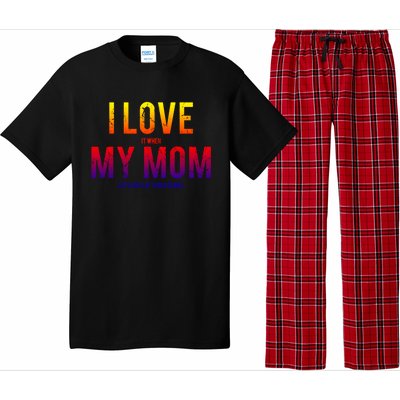 I Love My Mom Funny Sarcastic Video Games Gift Tee Pajama Set