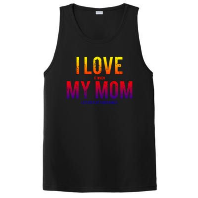 I Love My Mom Funny Sarcastic Video Games Gift Tee PosiCharge Competitor Tank