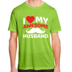 I Love My Awesome Husband Matching Outfits Valentines Day Gift Adult ChromaSoft Performance T-Shirt