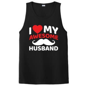 I Love My Awesome Husband Matching Outfits Valentines Day Gift PosiCharge Competitor Tank