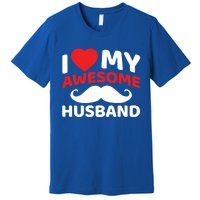 I Love My Awesome Husband Matching Outfits Valentines Day Gift Premium T-Shirt