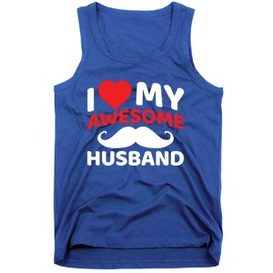 I Love My Awesome Husband Matching Outfits Valentines Day Gift Tank Top