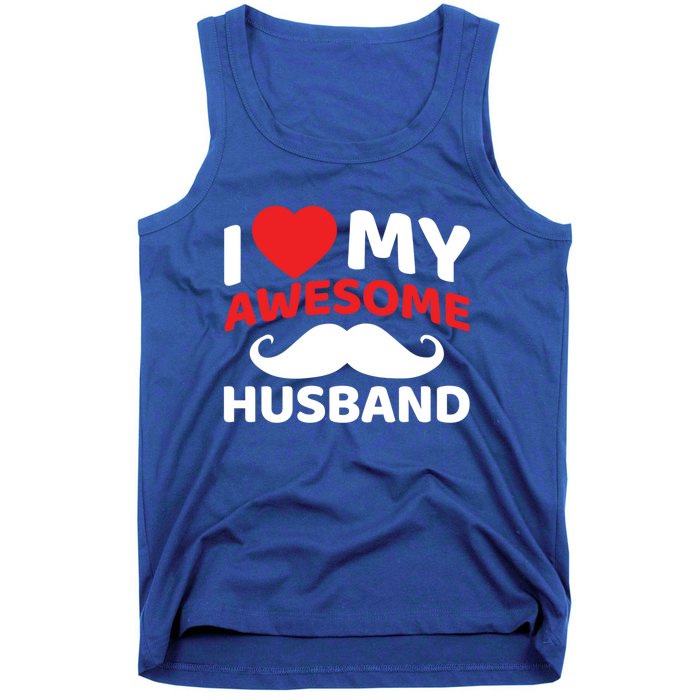 I Love My Awesome Husband Matching Outfits Valentines Day Gift Tank Top