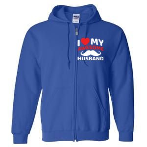 I Love My Awesome Husband Matching Outfits Valentines Day Gift Full Zip Hoodie