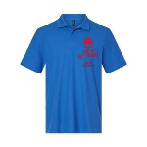 I Like My Butt Rubbed And My Pork Pulled Funny Bbq Dad Joke Cool Gift Softstyle Adult Sport Polo