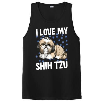 I Love My Shih Tzu PosiCharge Competitor Tank