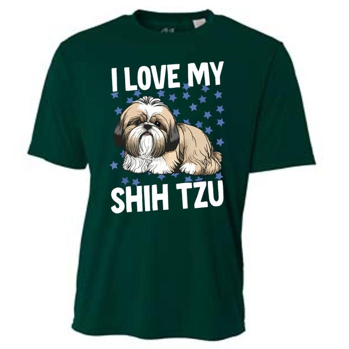 I Love My Shih Tzu Cooling Performance Crew T-Shirt