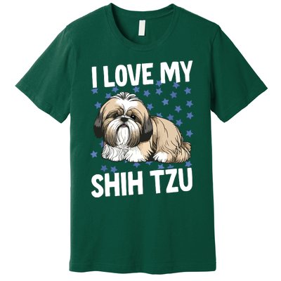 I Love My Shih Tzu Premium T-Shirt