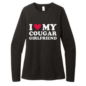 I Love My Cougar Girlfriend I Heart My Cougar Girlfriend Womens CVC Long Sleeve Shirt