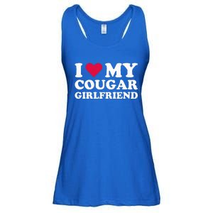 I Love My Cougar Girlfriend I Heart My Cougar Girlfriend Ladies Essential Flowy Tank