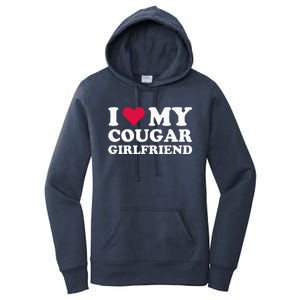 I Love My Cougar Girlfriend I Heart My Cougar Girlfriend Women's Pullover Hoodie