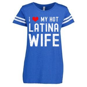 I Love My Hot Latina Wife Gift Enza Ladies Jersey Football T-Shirt