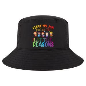 I Love My Job For All The Little Reasons Cute Teaching Cool Comfort Performance Bucket Hat