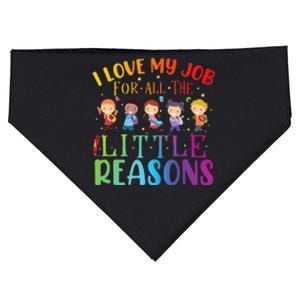 I Love My Job For All The Little Reasons Cute Teaching USA-Made Doggie Bandana