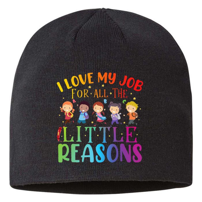 I Love My Job For All The Little Reasons Cute Teaching Sustainable Beanie