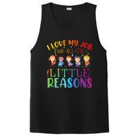 I Love My Job For All The Little Reasons Cute Teaching PosiCharge Competitor Tank