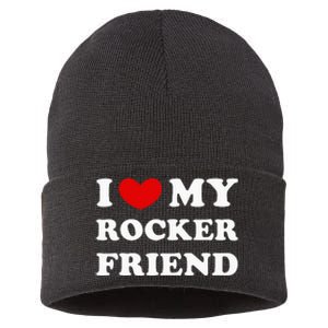 I Love My Rocker Friend I Heart My Rocker Friend Sustainable Knit Beanie