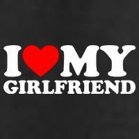 I Love My Girlfriend 7 Panel Mesh Trucker Snapback Hat