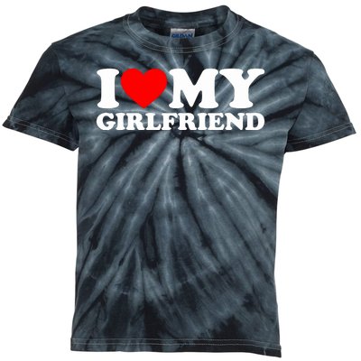 I Love My Girlfriend Kids Tie-Dye T-Shirt