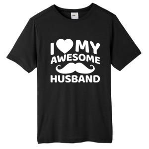 I Love My Awesome Husband Matching Outfits Valentines Day Cute Gift Tall Fusion ChromaSoft Performance T-Shirt