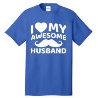 I Love My Awesome Husband Matching Outfits Valentines Day Cute Gift Tall T-Shirt