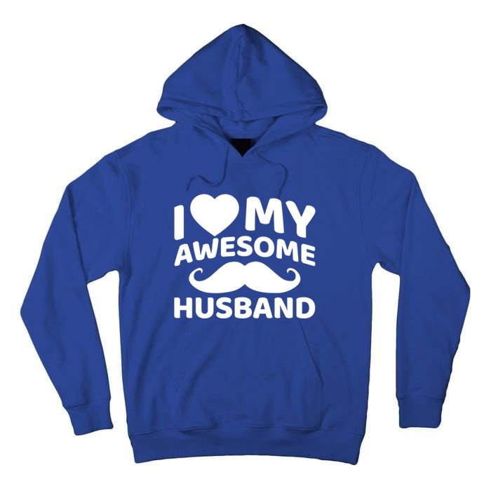 I Love My Awesome Husband Matching Outfits Valentines Day Cute Gift Tall Hoodie