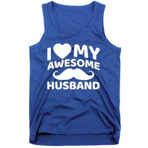 I Love My Awesome Husband Matching Outfits Valentines Day Cute Gift Tank Top