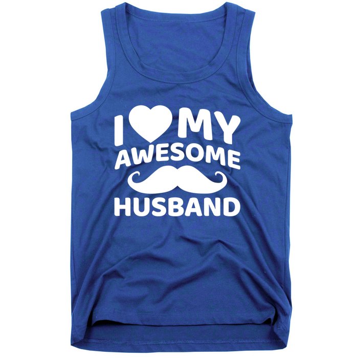 I Love My Awesome Husband Matching Outfits Valentines Day Cute Gift Tank Top