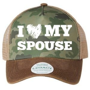 I Love My Spouse Favorite Family Member Valentines Cute Gift Legacy Tie Dye Trucker Hat